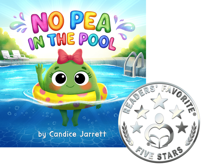 No Pea in the Pool cover with its Readers&rsquo; Favorite 5-star award